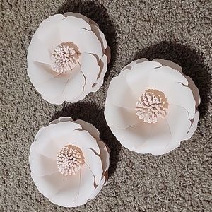 Light Pink Wall Flowers